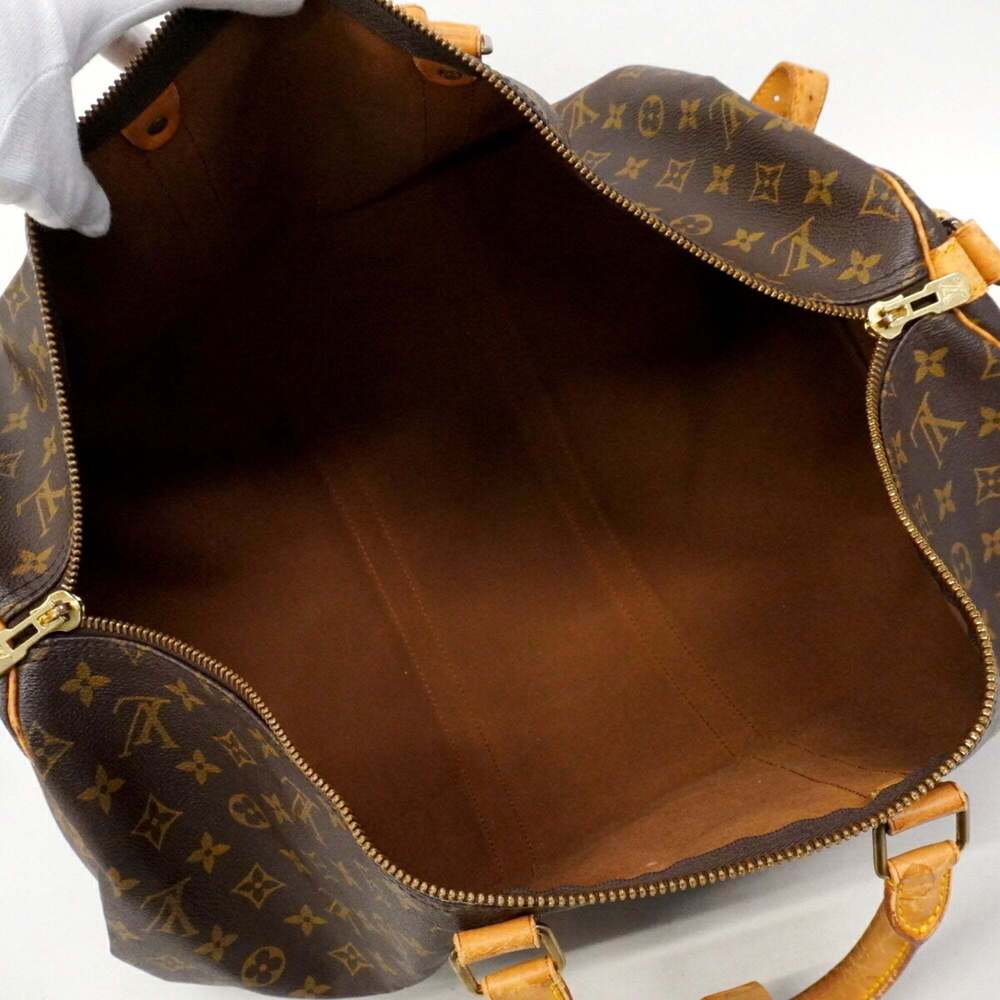 LOUIS VUITTON Brown Monogram Boston Bag - Picture 4 of 13
